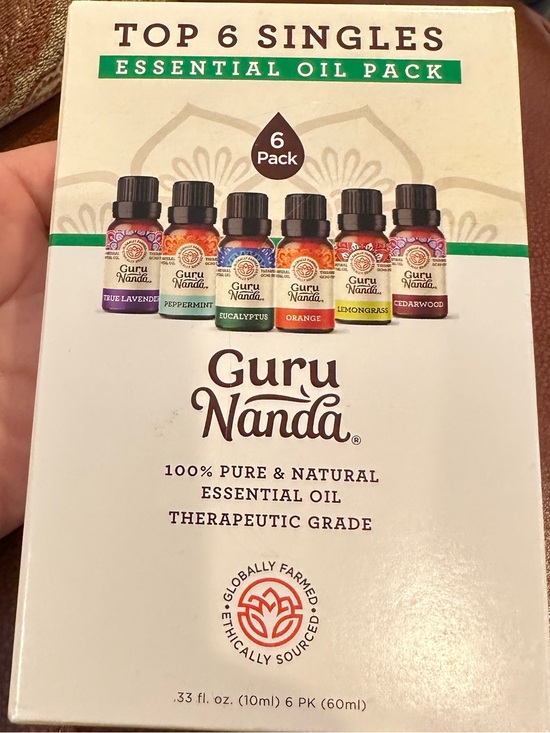 GuruNanda Other - GuruNanda Top 6 Singles 100% Pure Essential Oil Pack NIB